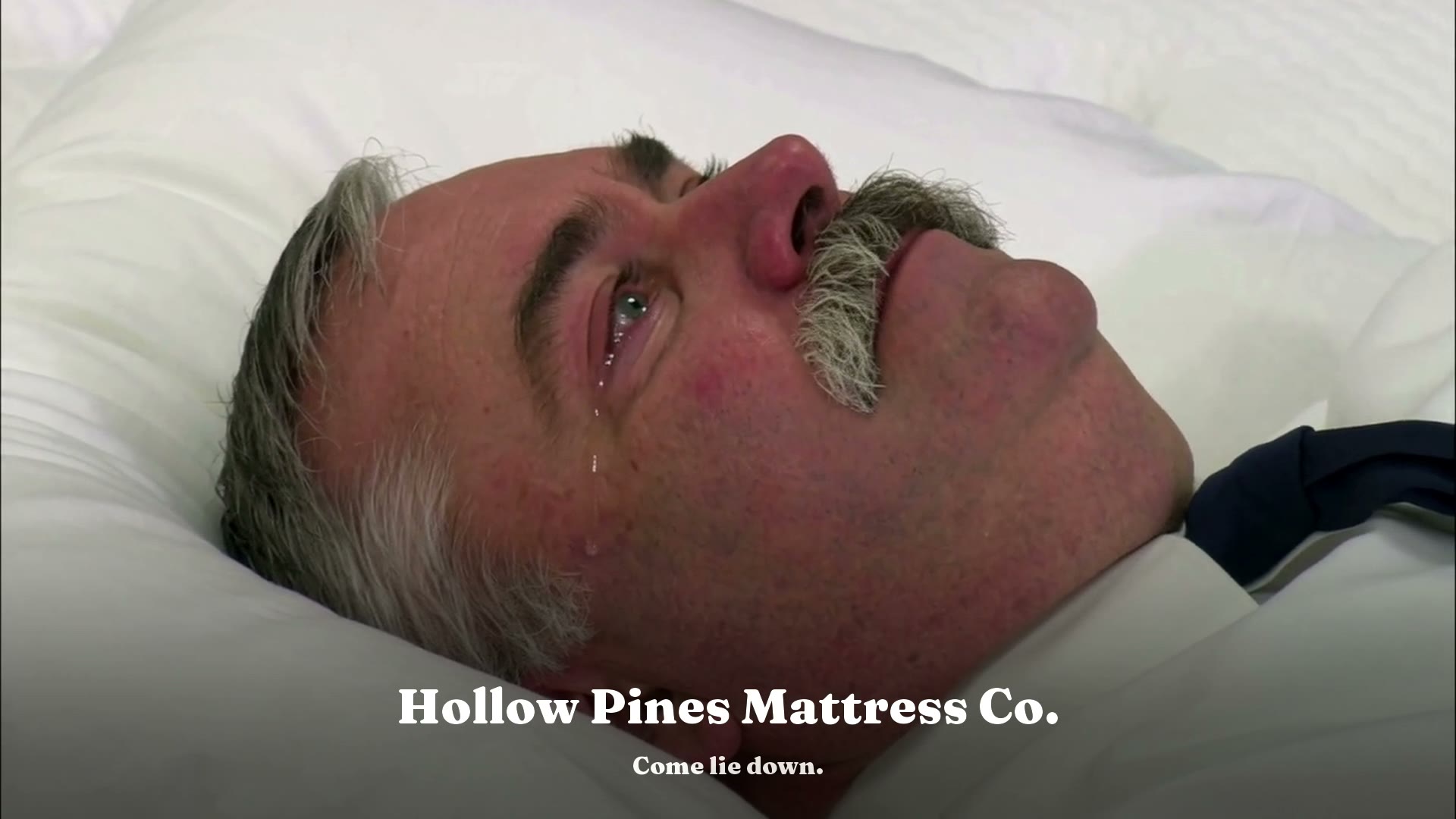 Gary: Thirty-one years selling mattresses. Never once lain on one.
